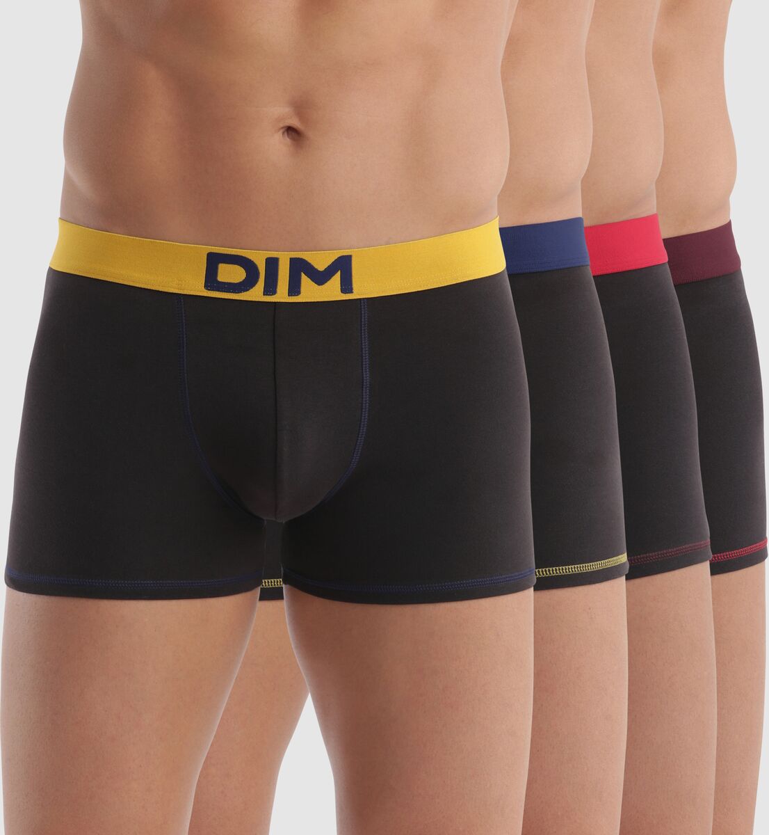 Dim Lote de 4 boxers, Mix and colors   Multicolor