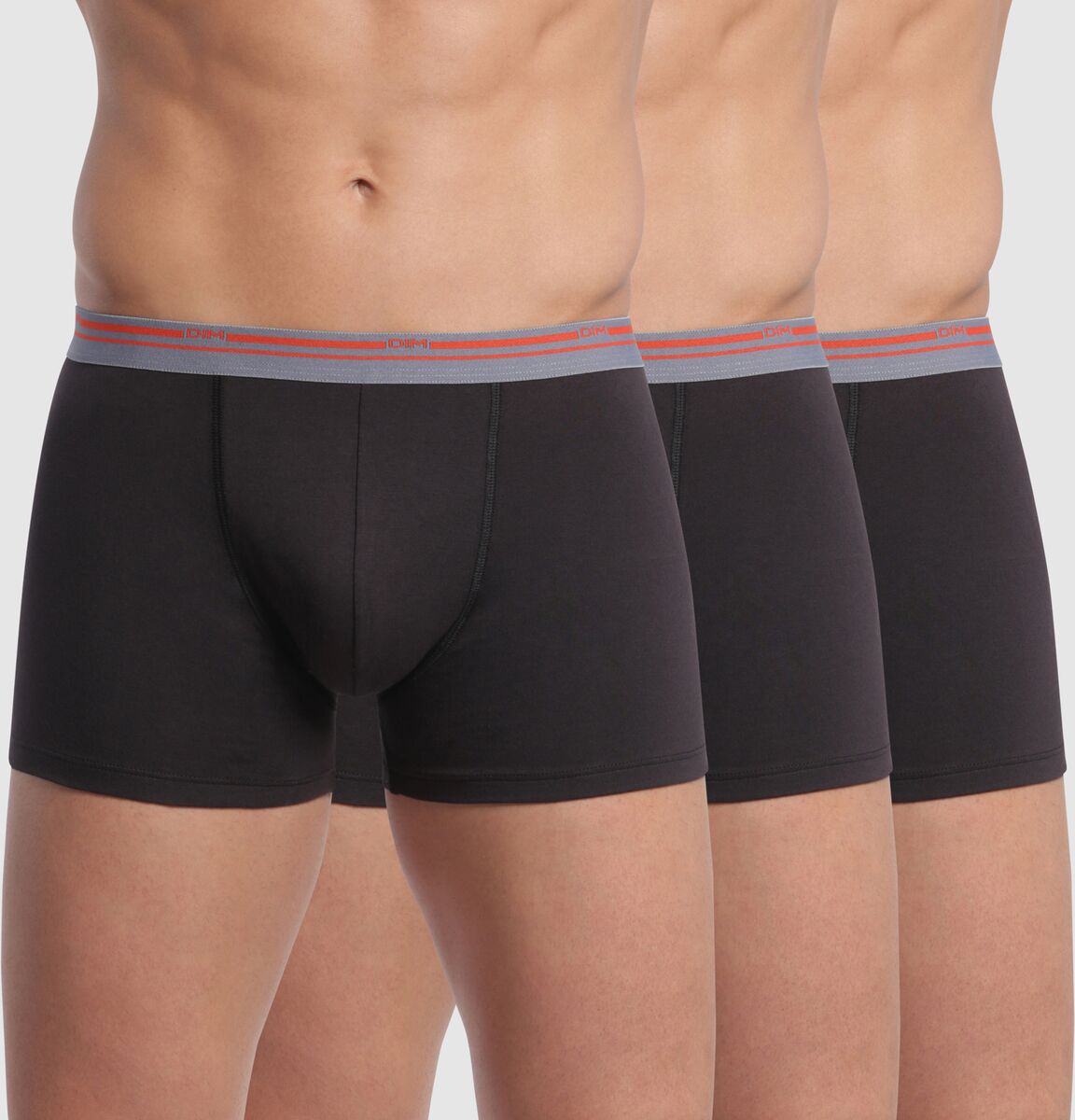 Dim Lote de 3 boxers, Daily Colors   preto + preto + preto