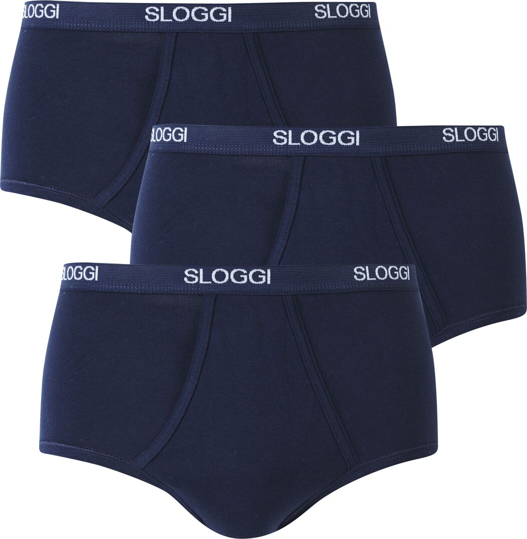 Sloggi Lote de 3 slips maxi   marinho