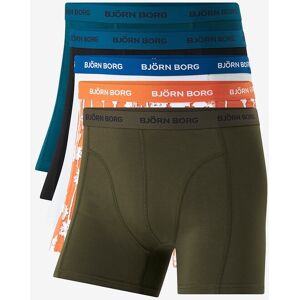 Björn Borg - Boxerkalsonger Cotton Stretch Boxer 5-pack - Flerfärgad XL