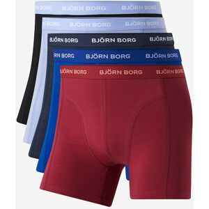 Björn Borg - Boxerkalsonger Cotton Stretch Boxer 5-pack - Flerfärgad L