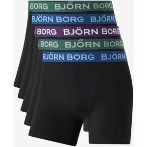 Björn Borg - Boxerkalsonger Cotton Stretch Boxer 5-pack - Flerfärgad 2XL