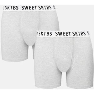 SWEET SKTBS Kalsonger - Sweet Times 2-Pack Boxers Male XL Grå