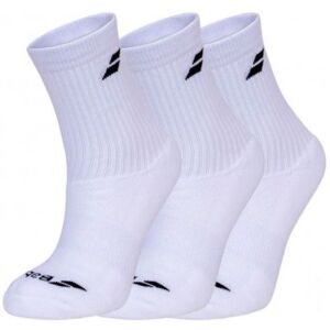 Babolat 3-pack Crew Socks White (47-50)