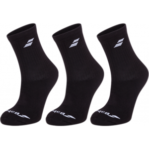 Babolat 3-pack Socks Crew Black (43-46)