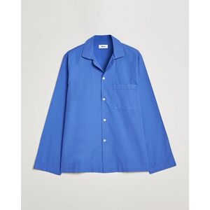 Tekla Poplin Pyjama Shirt Royal Blue