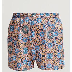 Derek Rose Classic Fit Woven Cotton Boxer Shorts Multi