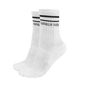 Gorilla Wear Crew Socks 2-pack White 35-38