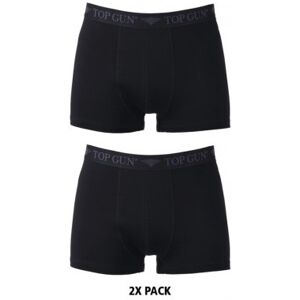 Mil-Tec Top Gun Boxershorts 2-pack - Svart (Storlek: 2XL)