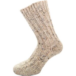 Avignon Raggsocka Beige Melerad (Storlek: 37-41)