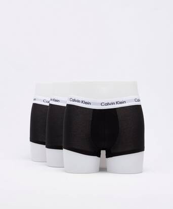 Calvin Klein Kalsonger Low Rise 3-Pack Svart  Male Svart