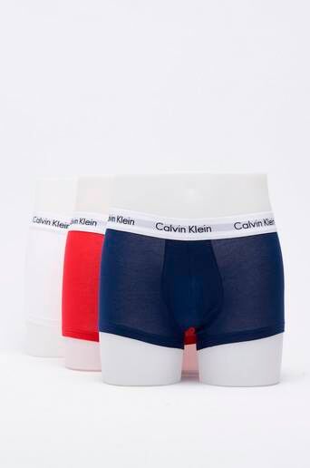 Calvin Klein Kalsonger Low Rise 3-Pack Vit  Male Vit