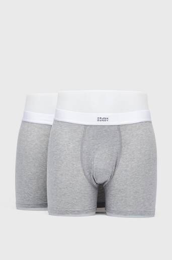 Frank Dandy Kalsonger 2-Pack Legend Organic Boxer Grå  Male Grå