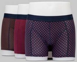 Topeco Kalsonger 3-Pack Cotton Boxer Röd  Male Röd