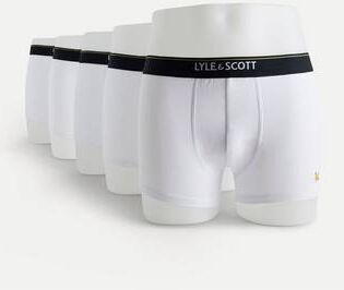 Scott Lyle & Scott Boxerkalsonger Jackson 5-Pack Trunk Vit  Male Vit