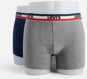 Levi'S Boxerkalsonger Boxer Brief 2-Pack Blå  Male Blå