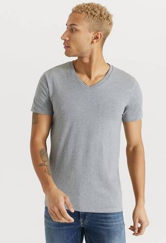 Levi'S T-Shirt Levi'S Men V-Neck 2-Pack Grå  Male Grå