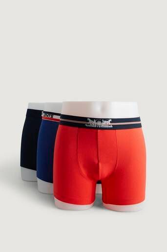 Levi'S 3-Pack Boxerbriefs Levi'S Men Giftbox Logo Boxer Bried 3p Blå  Male Blå