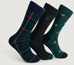 Polo Ralph Lauren 3-Pack Strumpor Socks Gift Pack Svart  Male Svart