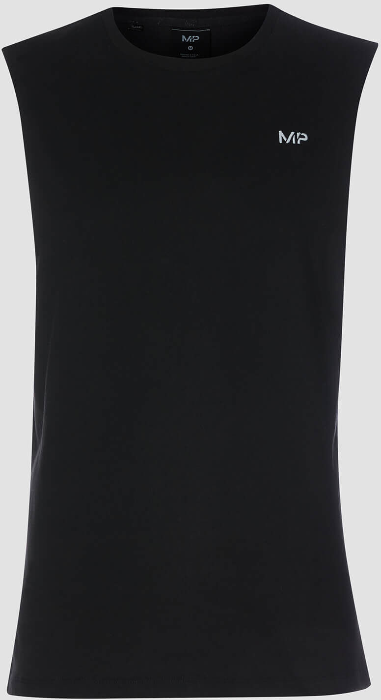 MP Men's Essentials Drop Armhole Tank - Black - XXS