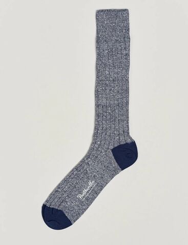 Pantherella Hamada Linen/Cotton/Nylon Sock Indigo