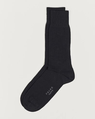 Falke Happy 2-Pack Cotton Socks Black