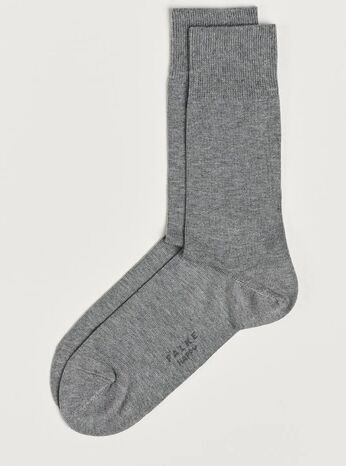 Falke Happy 2-Pack Cotton Socks Light Grey