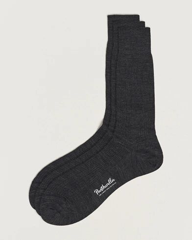 Pantherella 3-Pack Naish Merino/Nylon Sock Charcoal