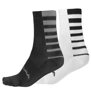 ENDURA Coolmax Stripe (Pack of two Pairs) Cycling Socks, for men, size S-M, MTB socks, Cycling clothing