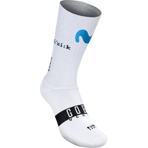 Gobik MOVISTAR TEAM Race 2024 Cycling Socks, for men, size S-M, MTB socks, Cycling clothing