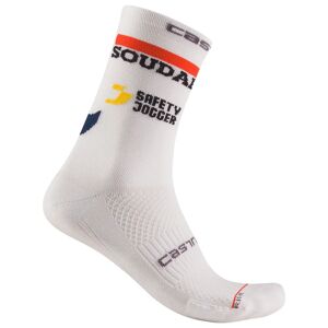 Castelli SOUDAL QUICK-STEP 2024 Cycling Socks, for men, size L-XL, MTB socks, Cycling gear