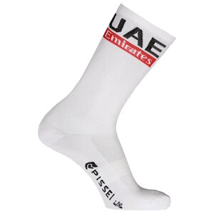 Pissei UAE TEAM EMIRATES 2024 Cycling Socks, for men, size XS