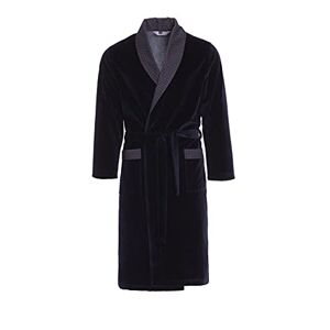 Revise RE-103 Classic Men’s Dressing Gown – Velvet – Darkblue – L
