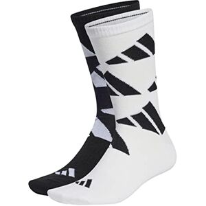 adidas HT3462 CRW LOGOLOVE 2P Socks Unisex Adult white/black Size XS