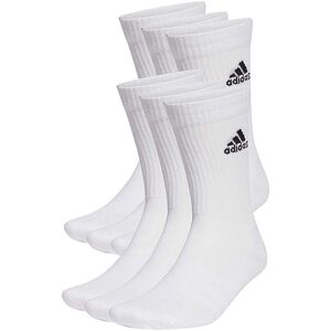 adidas Crew 6 Pack Socks White 13-14/5 male