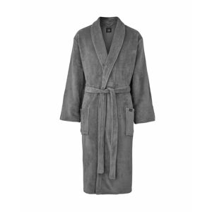 Savile Row Company Grey Fleece Dressing Gown L - Men