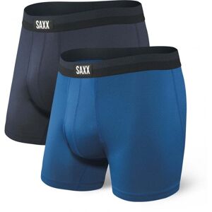 Saxx Sport Mesh Boxer Brief (2-Pack) / Navy/City Blue / L  - Size: Large
