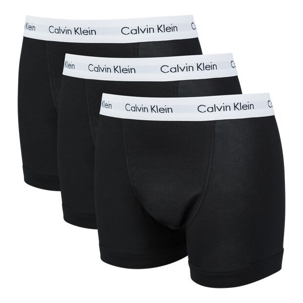 Calvin Klein Trunk 3 Pack - Unisex Underwear  - Black - Size: Extra Large