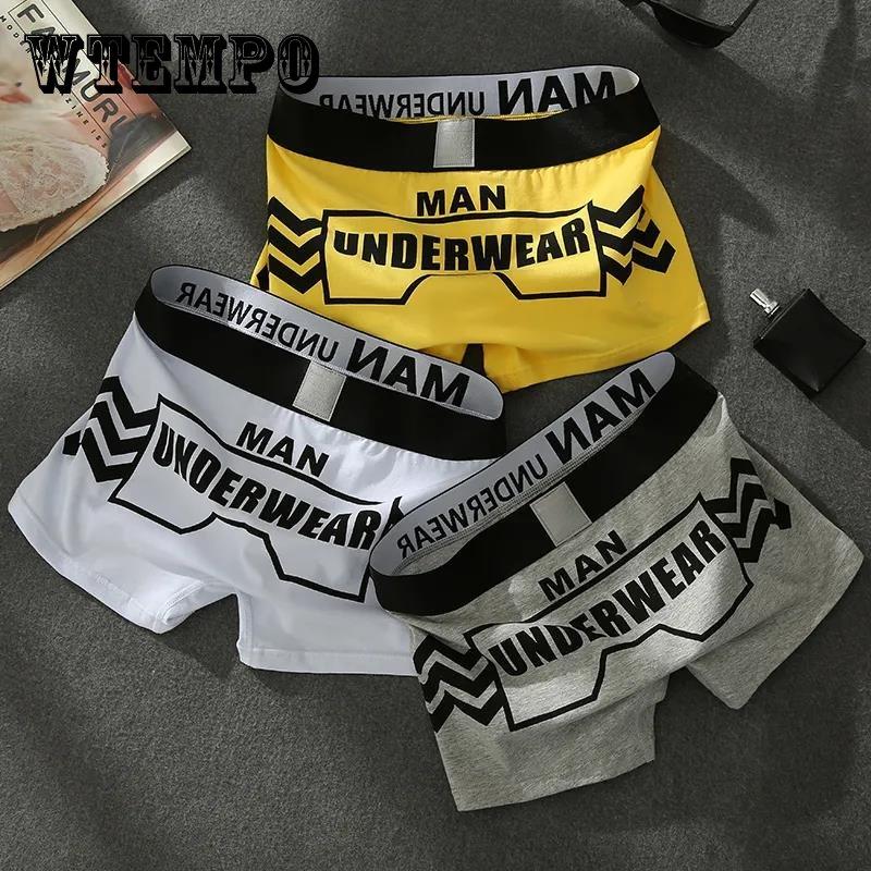 WTEMPO 3-pack Men's Underwear, Cotton Comfortable, Breathable Boxer Briefs