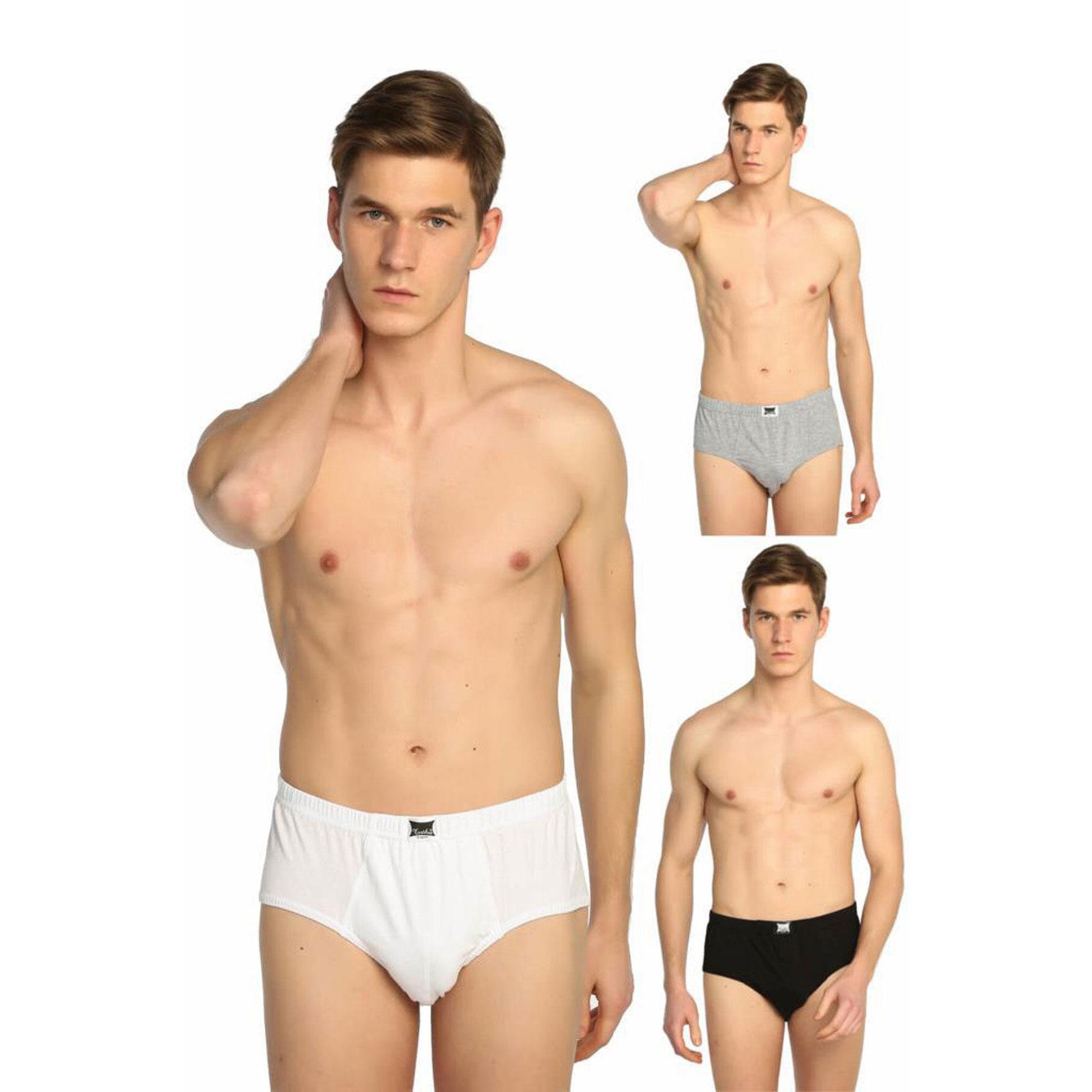 Hepsine Rakip Tutku Underwear Cotton Men's Colored Slip Briefs 6 Pack