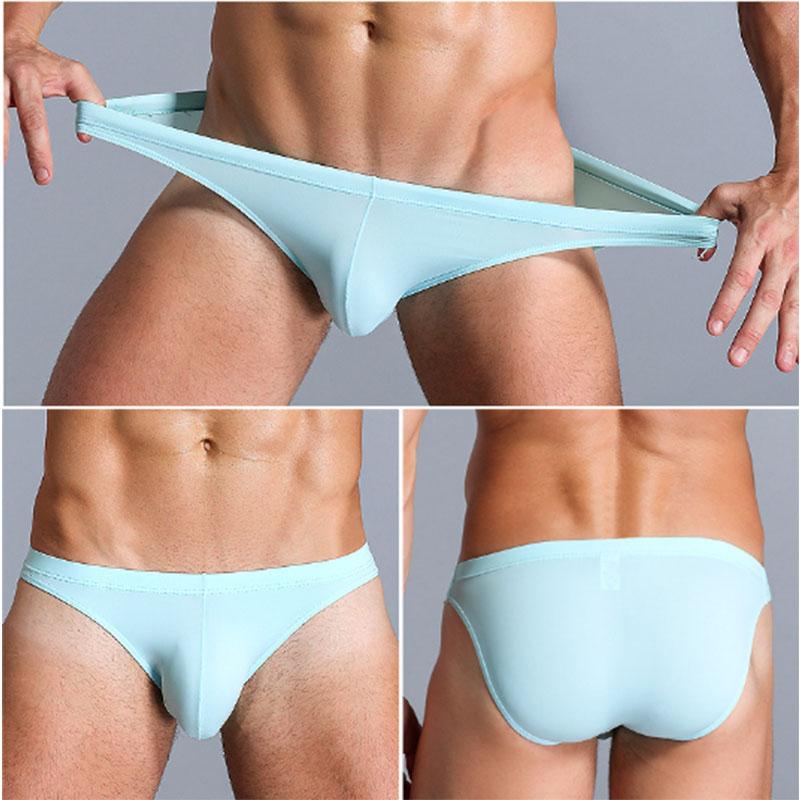 ESource Man's Convex Underwear Men G String Bulge Pouch Thongs Low Waist Briefs