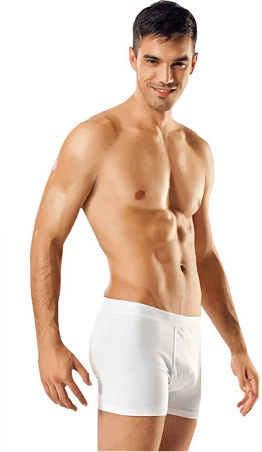 Hepsine Rakip Tutku Underwear Cotton Lycra Men's Boxer Long Johns 6 Pack