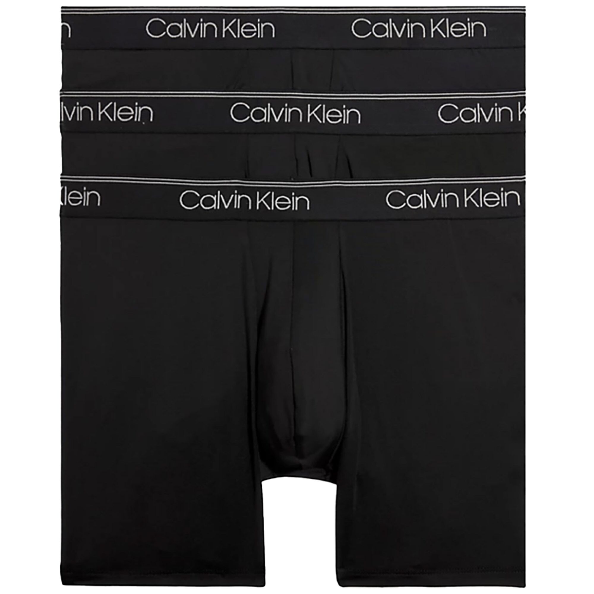 Calvin Klein Underwear 3 Pack Boxer Briefs - Black  - Size: 2X-Large