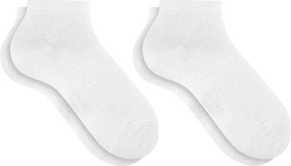 Falke Men's Happy Sneaker Socks, 2 Pair White - Size: 47-50 - male