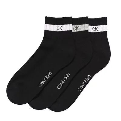 Calvin Klein Men's Calvin Klein 3-Pack Terrycloth Quarter Crew Socks, Oxford