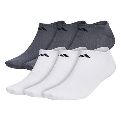 adidas Men's adidas Superlite II 6-pack No-Show Socks, Size: 6-12, Multicolor