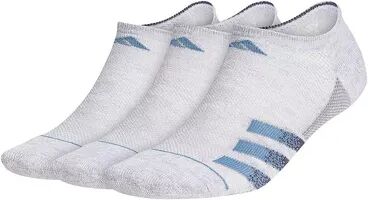 adidas Men's adidas 3-pack Superlite Stripe 3 No-Show Socks, Size: 6-12, Light Grey