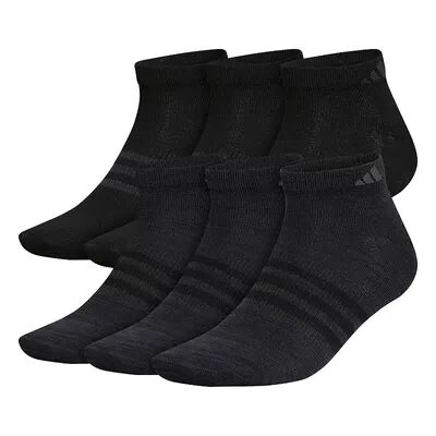adidas Men's adidas Superlite II 6-pack Low-Cut Socks, Size: 6-12, Black