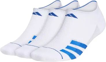 adidas Men's adidas 3-pack Superlite Stripe 3 No-Show Socks, Size: 6-12, White