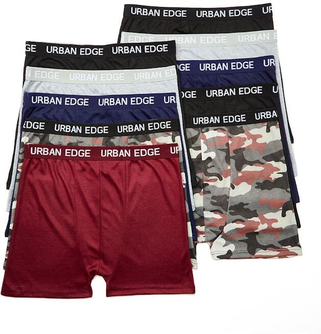 Men's Boxer Briefs - Assorted Colors  M-2XL  10 Pack